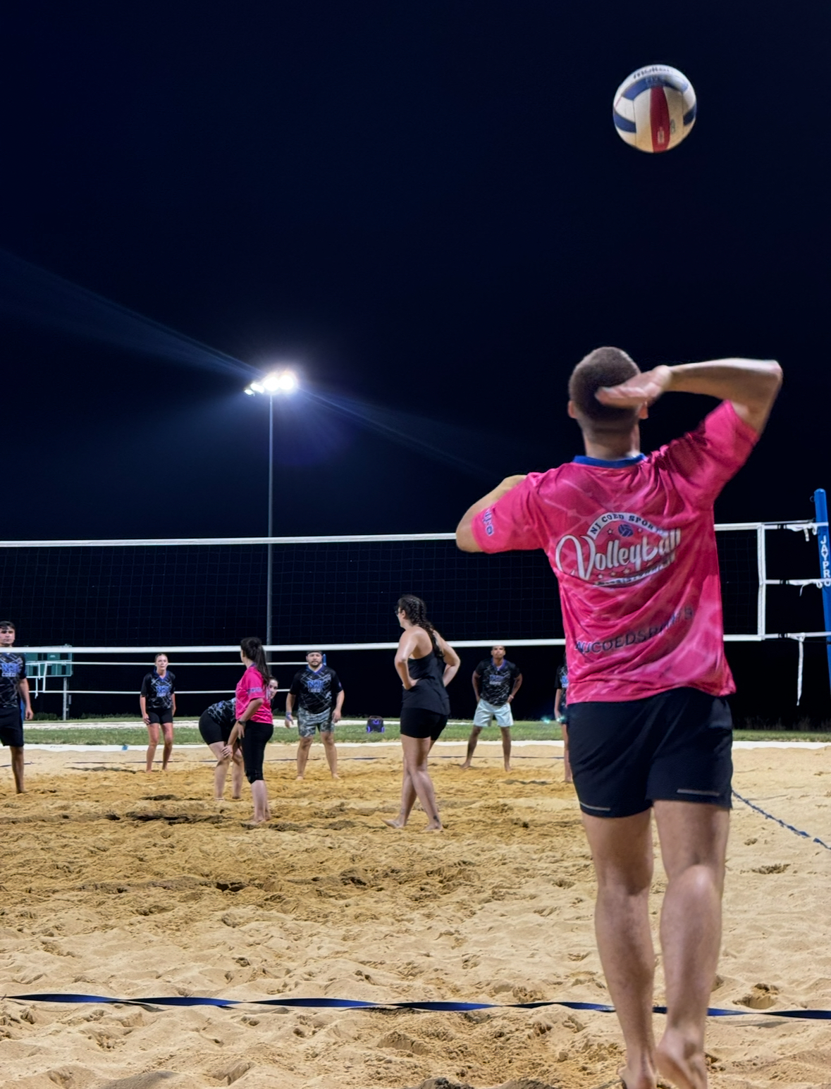 sand volleyball, nj coed sports, volleyball, morristown, sports for adults, beach volleyball, nj volleyball