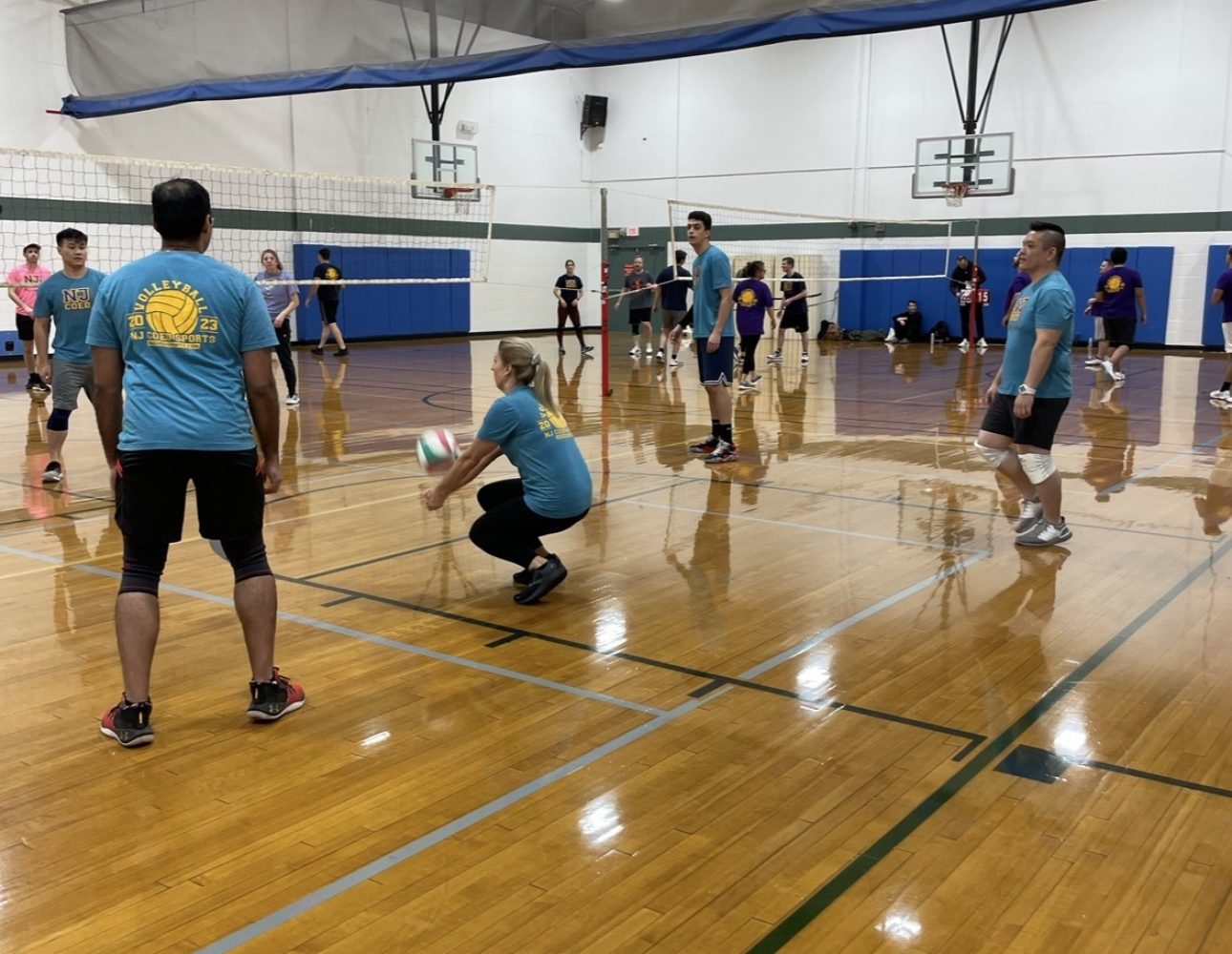 nj coed sports volleyball, adult volleyball, nj volleyball, volleyball near me, YMCA volleyball