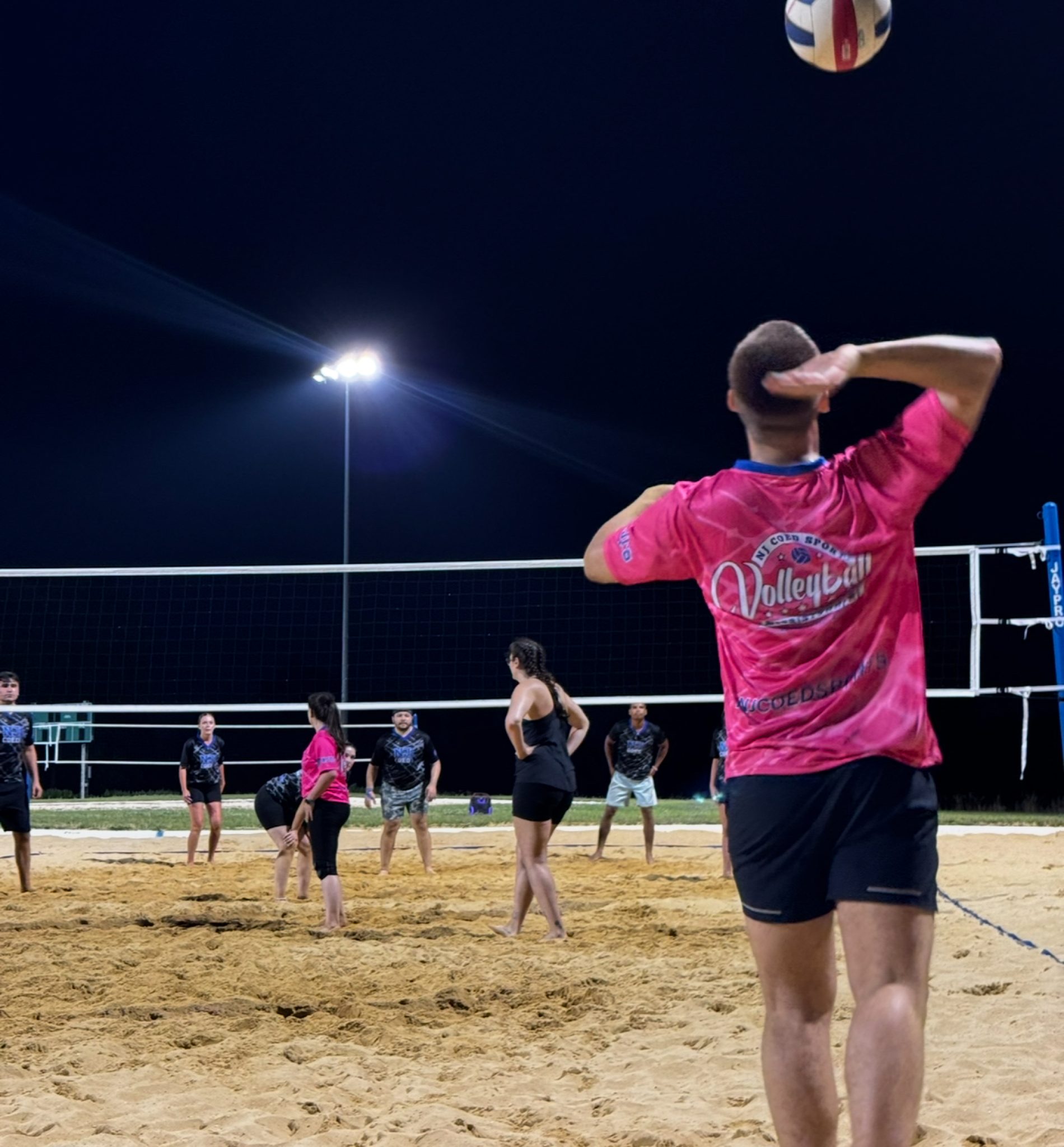 sand volleyball, nj coed sports, volleyball, morristown, sports for adults, beach volleyball, nj volleyball